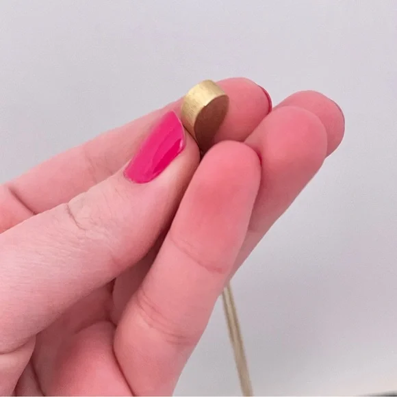 Vintage AVON Faux Amethyst February Birthstone Preppy Dainty Teardrop Necklace - Picture 4 of 9